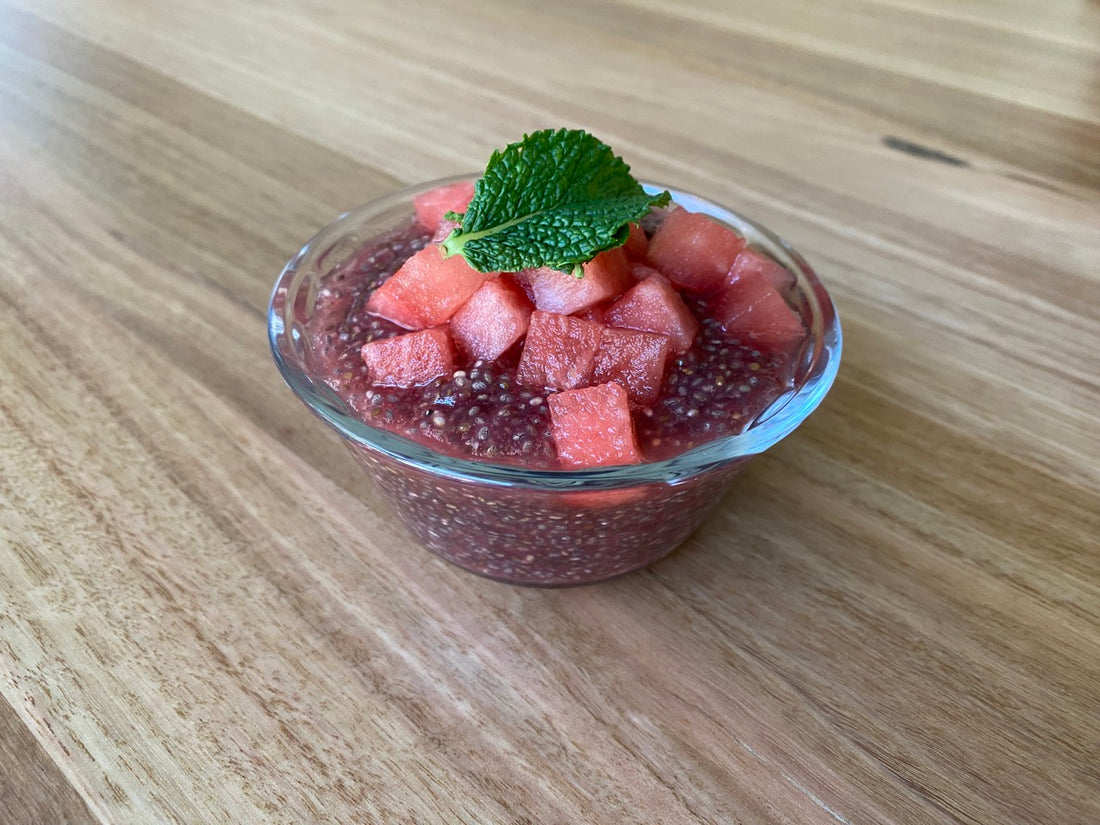 Watermelon Chia Pudding